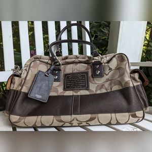 Coach Travel Luggage Duffle Weekender Bag